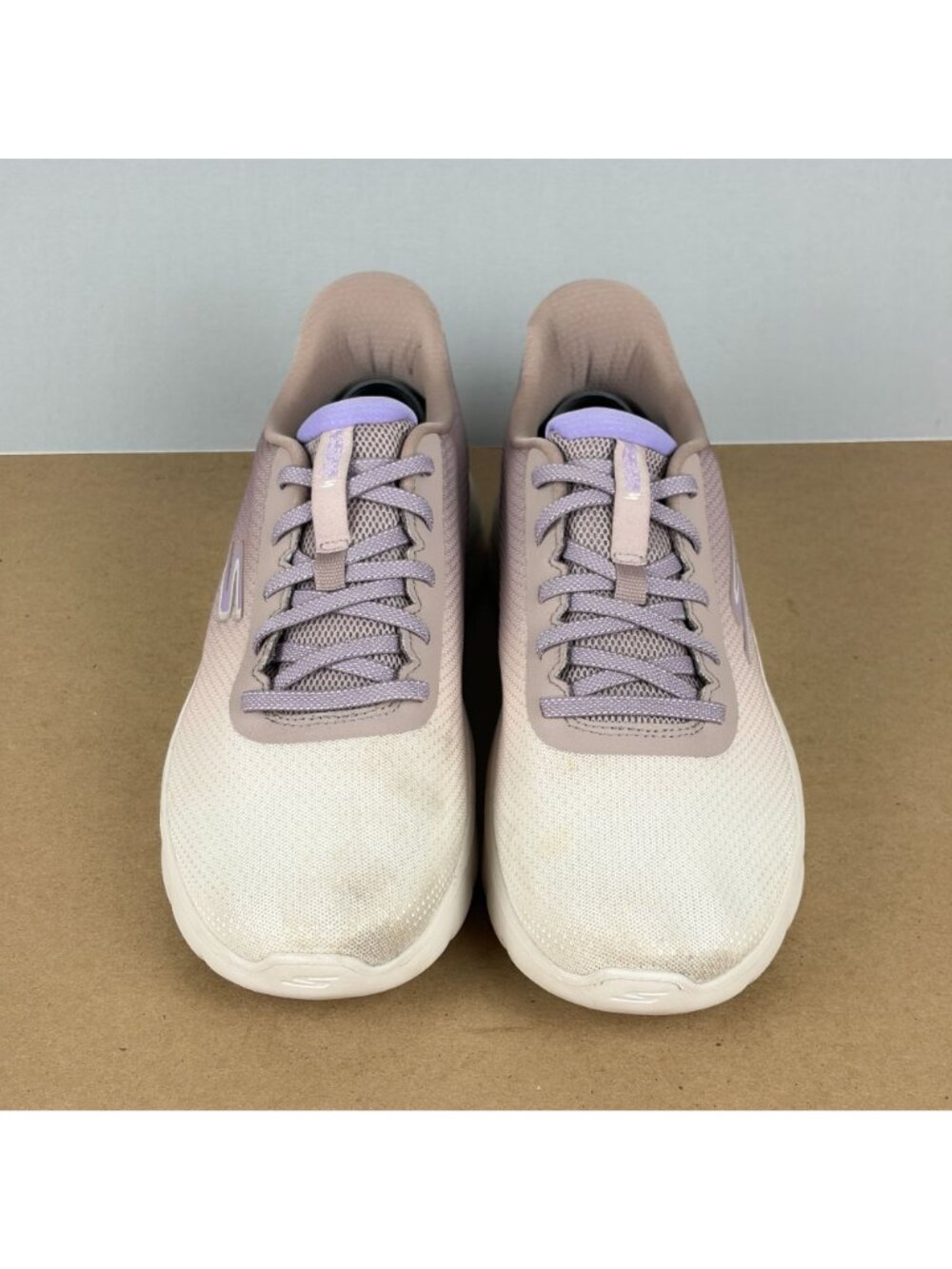 Skechers Slip-Ins Go Walk Flex Cheri Walking Shoes Womens 11 Taupe Lavender - Picture 2 of 10